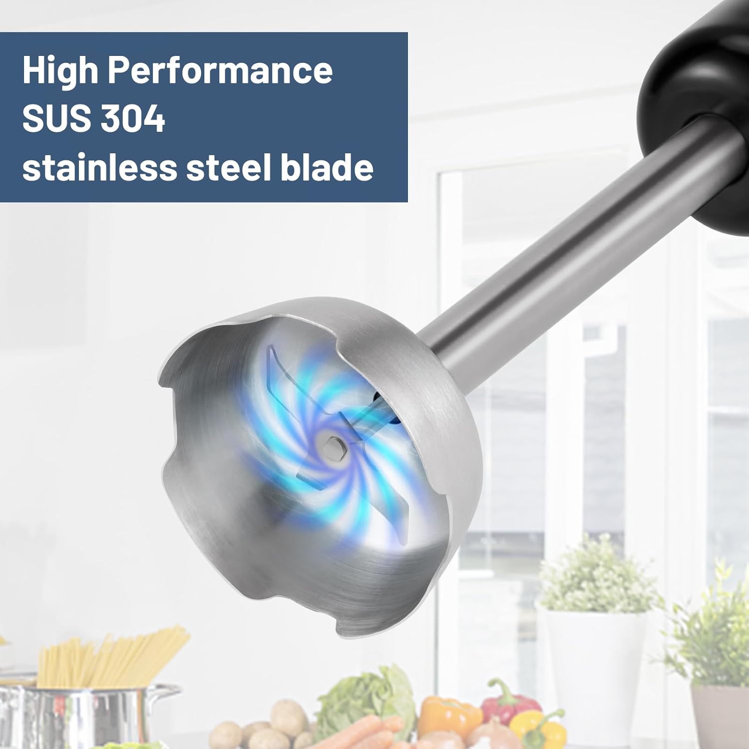 Hand Blender 5-in-1 Food Processor