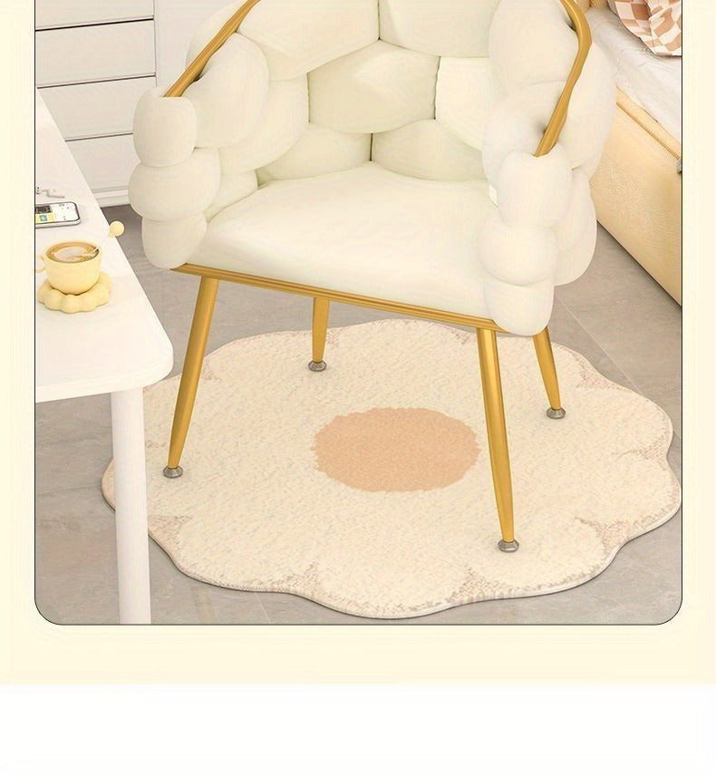 Luxury Memory Foam Salon & Spa Chair with Solid Back and Manual Recliner Button