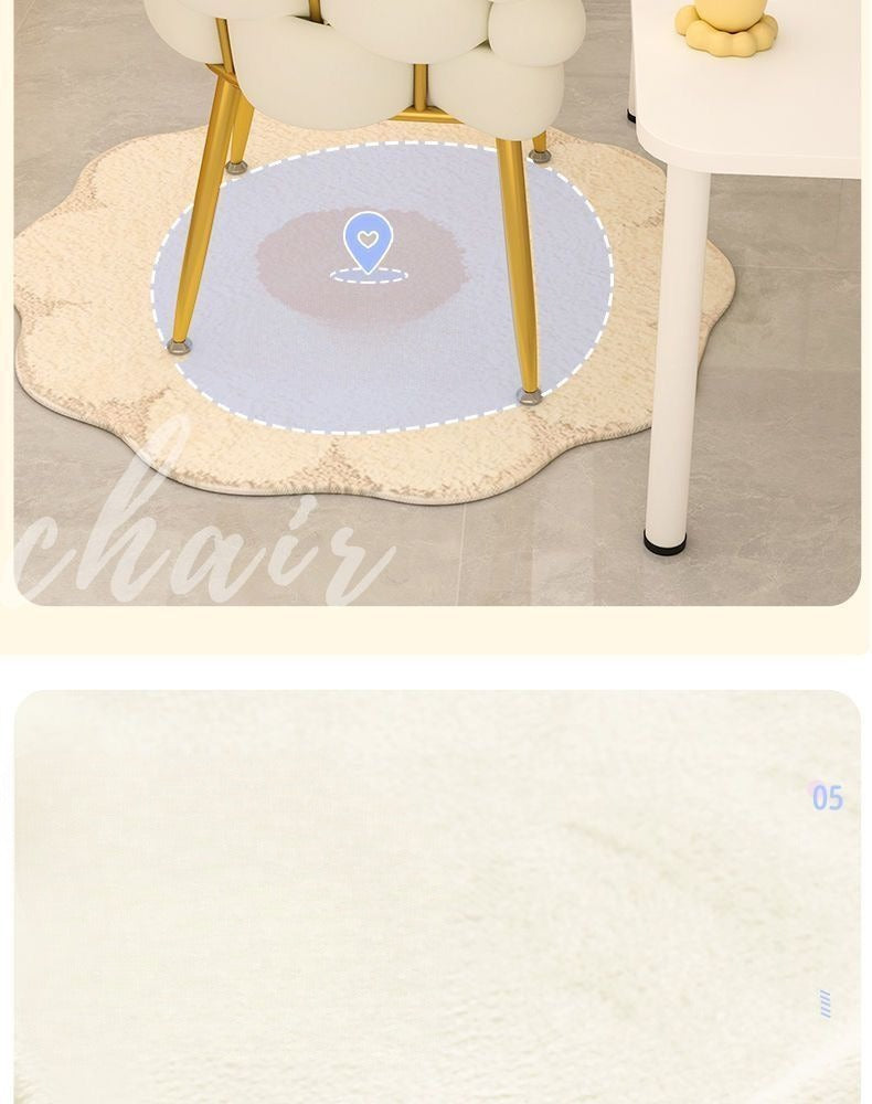 Luxury Memory Foam Salon & Spa Chair with Solid Back and Manual Recliner Button