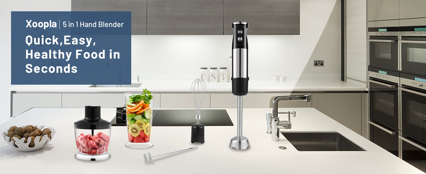 Hand Blender 5-in-1 Food Processor