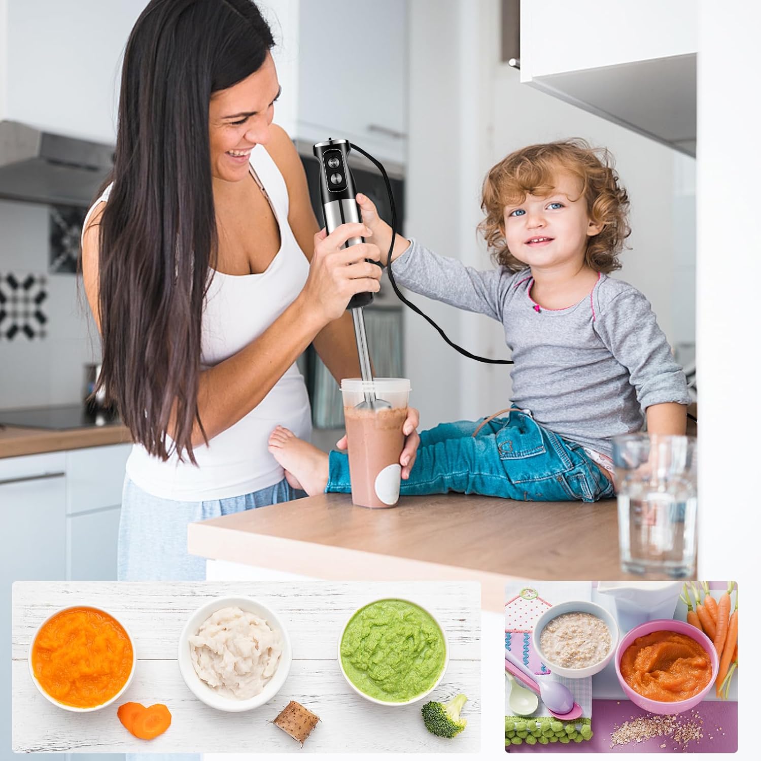 Hand Blender 5-in-1 Food Processor