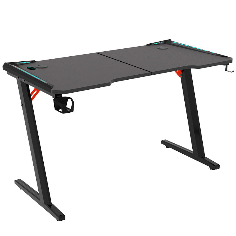 Gaming Desk Computer Table with RGB Lighting, Cup Holder and Headphone Hook - Odyssey8