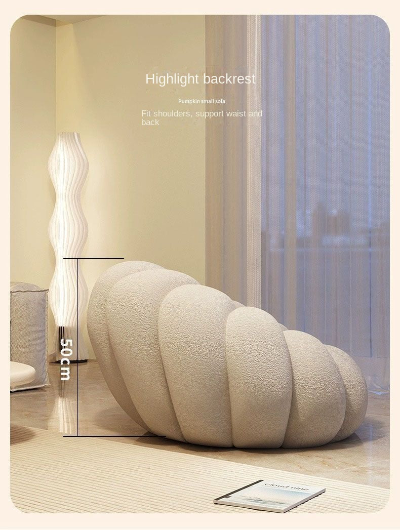 Lazy Sofa Pumpkin Chair Living Room Small Sofa Balcony Leisure Chair