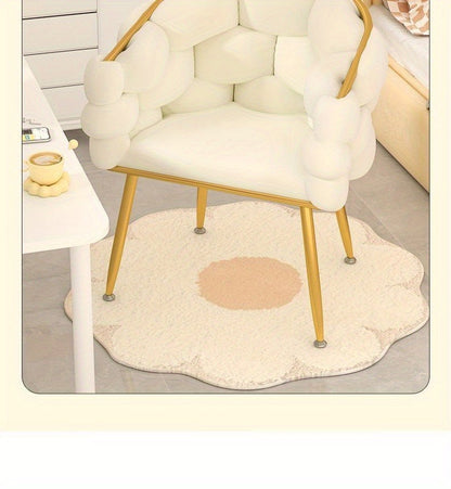 Luxury Memory Foam Salon &amp; Spa Chair with Solid Back and Manual Recliner Button