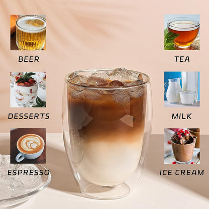Pour Over Coffee Maker Dripper Set, 600ml Glass Coffee Server Pot Size 02