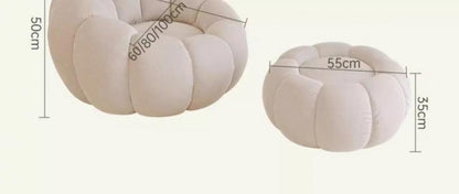 Lazy Sofa Pumpkin Chair Living Room Small Sofa Balcony Leisure Chair