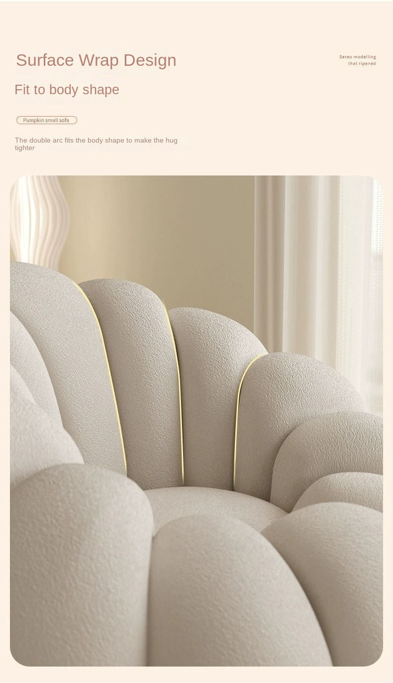 Lazy Sofa Pumpkin Chair Living Room Small Sofa Balcony Leisure Chair