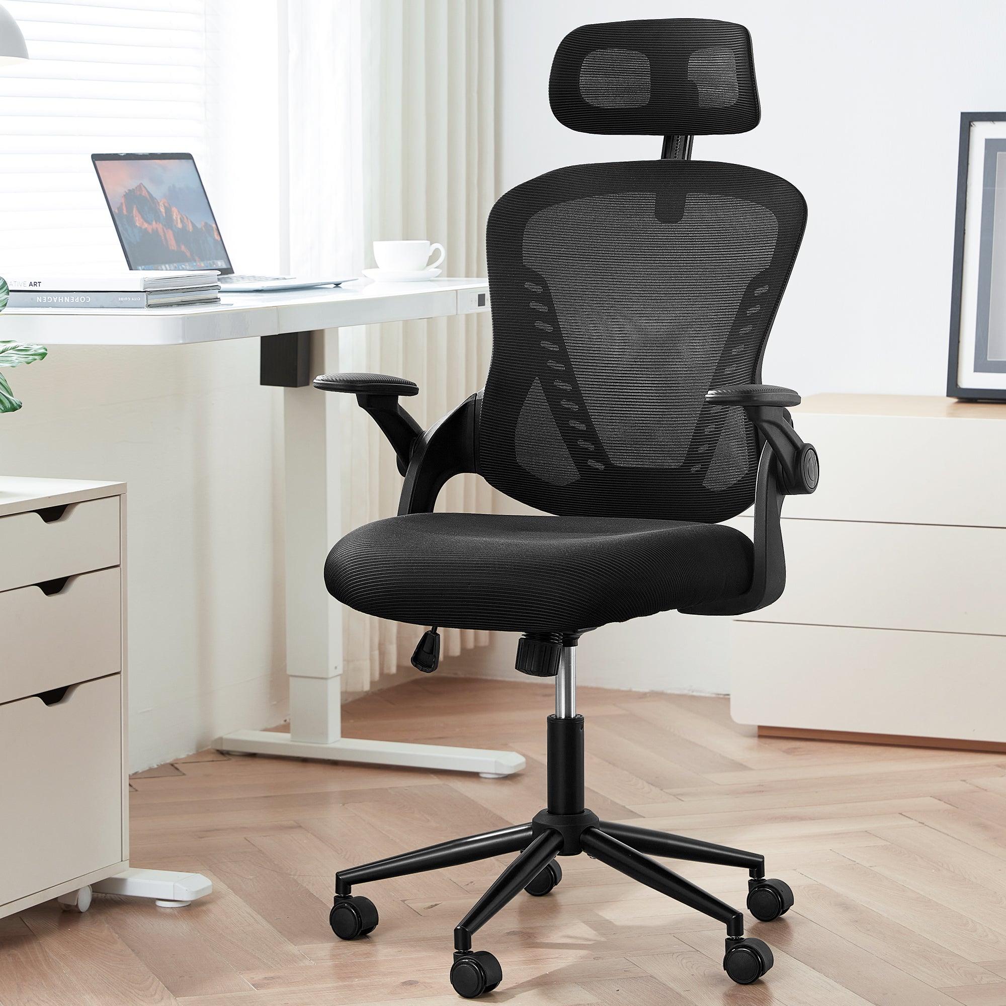 Ovios Office Chair, Ergonomic High Back,Adjustable Armrests