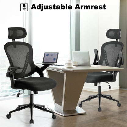 Office Chair, Ergonomic High Back,Adjustable Armrests