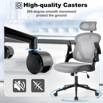 Ovios Office Chair, Ergonomic High Back,Adjustable Armrests