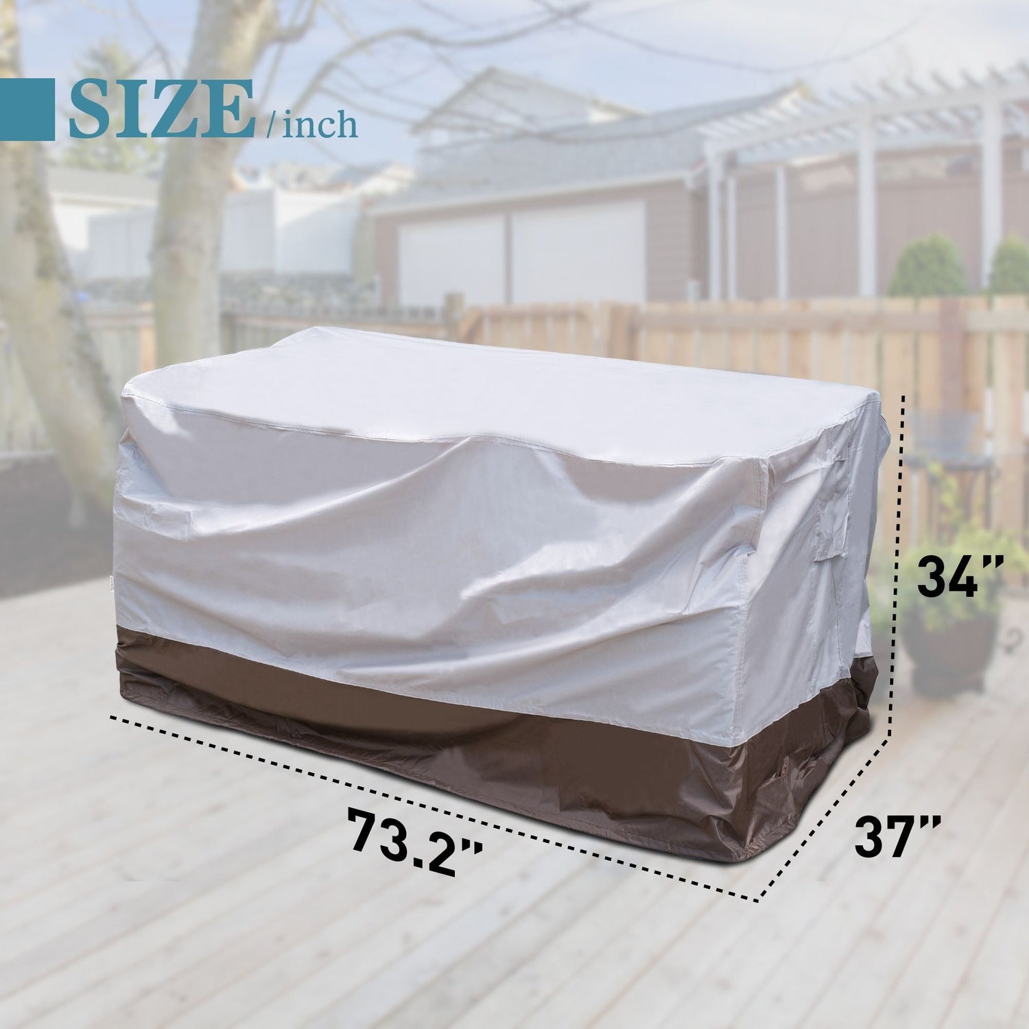 Outdoor Sofa Cover Waterproof for Kenard Series (Refer to the Dimension in Description)