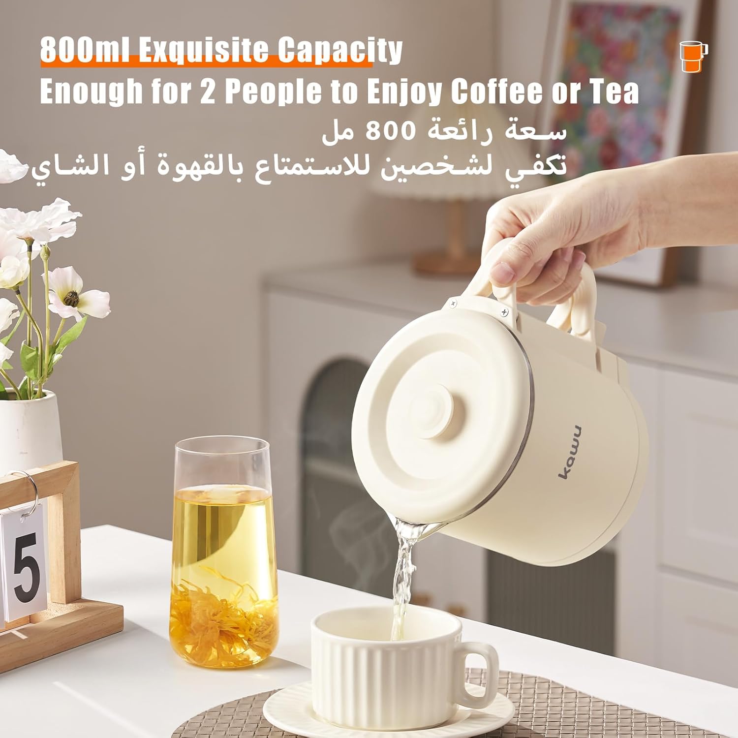 KAWU Foldable Electric Kettle