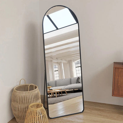 Large Aluminum black framed for wall and floor