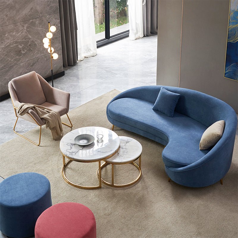 Marble coffee table set